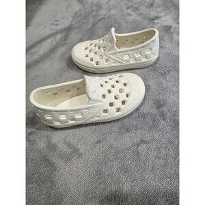 Kids White Vans Slip On Shoes-toddler Size 8